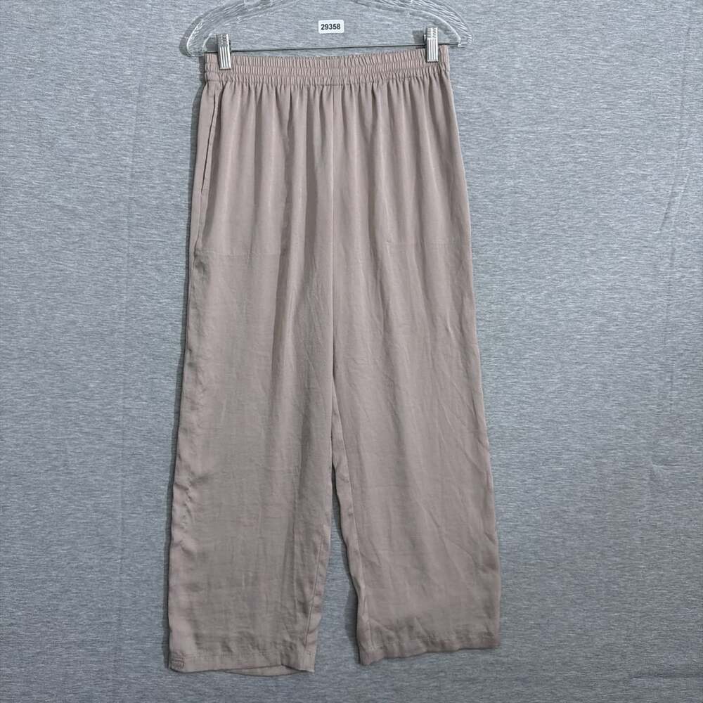 Barefoot Dreams Women's Small Light Pink Pull On E-Wasit Straight Leg Pants